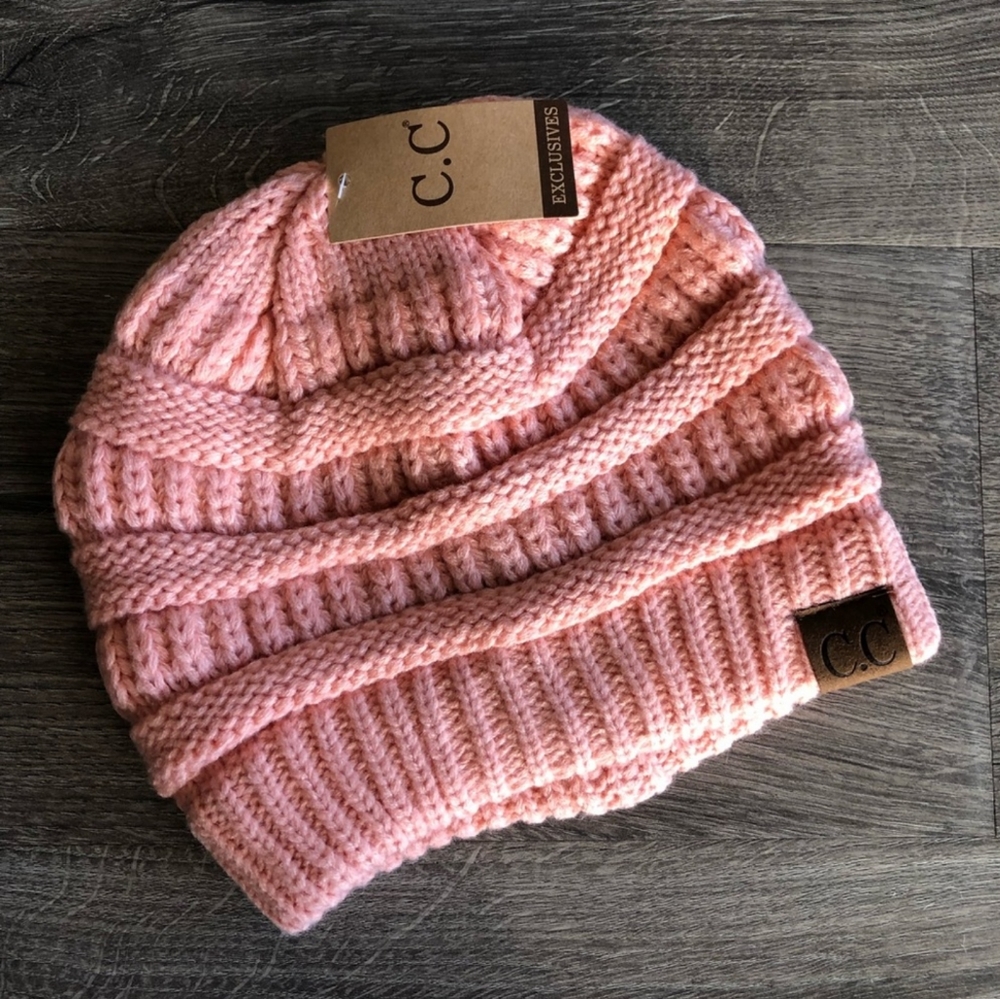 Peach C.C beanie